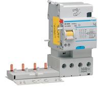 Blocco differenziale Hager 4P 63A 30mA classe A 3 moduli BD463N