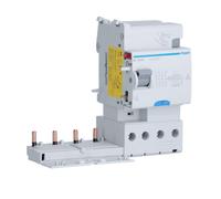 Blocco Differenziale Hager 63A 4 Poli 300mA Tipo A 3 Moduli BF463N