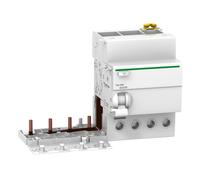Blocco differenziale Schneider 4P 63A 500mA AC 3,5 moduli A9V16463