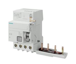 Blocco differenziale Siemens 4P 63A 30mA tipo A 3 moduli per 5SY 5SM23456