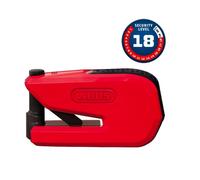 ABUS Granit Detecto SmartX 8078 2.0 serratura a disco freno per moto - serratura intelligente per moto con allarme da 100 dB - funzionamento tramite app livello di sicurezza 18 - rosso
