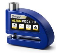 Blocco Disco Moto Allarme | Antifurto Moto o Antifurto Alta Sicurezza Con Allarme Potente 110dB | Blocca Ruota Moto Per Una Migliore Protezione Volo | Blu
