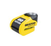 Blocco Disco Per Moto Oxford Quartz Alarm XA6 6Mm Pin Giallo/Nero