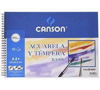 Blocco disegno acquerello din a4 spirale 23x32.5 cm 10 fogli da 370 grammi