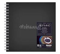 BLOCCO DISEGNO BLACK DRAWING BOOK SPIRALATO 30x30 GR.190 FG.40