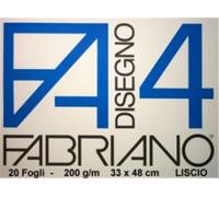 Album F4 - 33x48cm - 220gr - 20 fogli - liscio - Fabriano