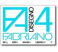 Fabriano 009060 Cartella Fabriano F4, Ruvido, 20 Fogli, 33 x 48 cm