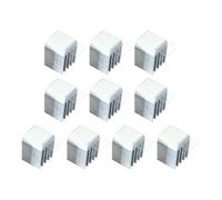Blocco dissipazione del calore in alluminio compatto, set dissipatore raffreddamento del chip per la memoria IC Modulo LED Attività progetto Radiatore in alluminio del chip del