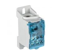 Blocco distribuzione binari TH35 1P 125A 690V AC IDEAL TS 23335