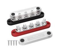 Blocco distribuzione del terminale della batteria - Blocco splitter di alimentazione, connettore audio per auto, terminale batteria | Blocco di distribuzione pesante per la gestione 'alimentazione