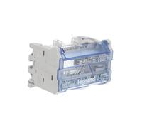 Blocco Distribuzione Modulare 2P 1,5-18mm² 4M 100A 6 400401