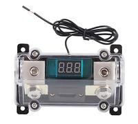 Blocco Distribuzione Portafusibile Audio Auto, Display Digitale di Tensione, Uscita 1x0GA in 1x4GA, Universale per Automobili, Camion e Barche, Come mostrato nella