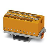 PHOENIX CONTACT PTFIX 6/18X2,5-NS35 OG - Blocco di distribuzione con orientamento verticale e alimentazione integrata, 690 V, 24 A, numero di porte 19, sezione 0,14 mm²-4 mm²