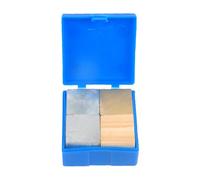 Blocco educazione scientifica Cubi densità Blocco elementi densità gravità Esperimento fisica Cubi elementi metallici Cubo ferro Set esperimenti fisici