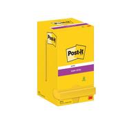 Blocco foglietti Post-it Super Sticky - 654-S - 76 x 76 mm - giallo oro - 90 fog