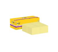 Blocco foglietti Post-it Super Sticky - 654-SSCY-VP24 - 76 x 76 mm - giallo Cana