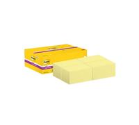 Foglietti Post-it Super Sticky, Canary Yellow, 76 mm x 127 mm, 90 Fogli/Blocchetto, 24 Blocchetti/Confezione, Confezione in Cartoncino