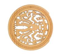 Blocco fori sonori per chitarra, buster di feedback per chitarra acustica, Parti per chitarra leggere decorativi per chitarra, Strumenti per chitarra per ridurre il feedback e il rumore. Cop
