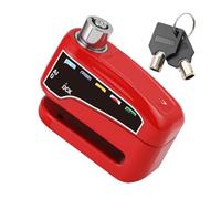 Blocco Freno A Disco Per Bici E Moto A Per Ruota Con Chiavi A Per Bicicletta Bloccadisco Lucchetto(Red)