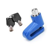 Blocco freno a disco per scooter per moto bici blocchi ruote anti -furto compatibili con la maggior parte degli accessori per moto freni a disco(Blue)