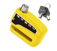 Blocco Freno A Disco Universale Per Moto Ruota Di Sicurezza A Strada Con Chiavi Bloccadisco Lucchetto(Yellow)