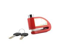 Blocco Freno Sicurezza Per Bicicletta Scooter Per Moto A Disco Per Ruota Di Bloccaggio Per Con Chiave Bloccadisco Lucchetto(Red)