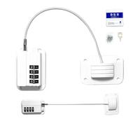 Blocco Frigorifero, Serratura A Codice Per Congelatore Sicurezza, Chiudiporta Adesivo Robusto Accessori Sicurezza per Cassetti Mobili Porte Scorrevoli Finestre Forno