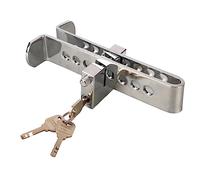 Blocco frizione ispessito, 8 fori di blocco antifurto, serratura di sicurezza universale per pedale del freno, con migliore sicurezza per la maggior parte delle auto