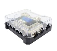 Blocco Fusibili Audio Supporto 4 Vie con Fusibili 60A per Veicoli e Audio Marino