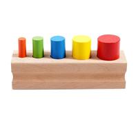 Blocco giocattolo cilindro - Stacker a forma colorato, blocco di allenamento cognitivo | Giocattolo educativo pratico per bambini piccoli, per la risoluzione dei problemi per la crescita del cer