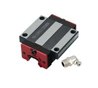 Blocco Guida Lineare Con Flangia HGW25CC HGR25 Da 25 Mm For Router CNC | For CNC e fai da te, include ingrassatore, bullone M6, acciaio for cuscinetti, montaggio superiore/inferiore, carico pesante