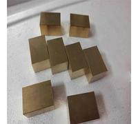 Blocco in ottone H59 - Striscia di rame quadrata for applicazioni versatili | 1 pz(35mmx35mmx35mm)