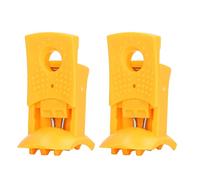 Blocco interruttore ad alta resistenza, penna rivolto verso l'esterno, installazione senza attrezzi per Schneider MCB, PA66, materiale ABS, 2 pezzi