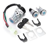 Blocco Interruttore di accensione per Moto CH80 Elite 1985-2007 35010-GV4-901 Set di 2 Chiavi per Blocco Interruttore di accensione Moto