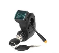 Blocco interruttore di sicurezza manubrio per scooter elettrico Kukirin G2 Pro con display a 3 pin, realizzato in materiale ABS impermeabile con letture di tensione in tempo reale (maschio)