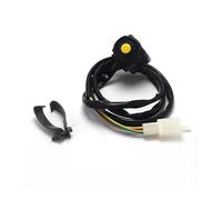 Blocco Interruttore Moto Universale ATV Moto Dual Sport Dirt Quad Avviamento Clacson Spegnimento Pulsante Arresto Accessori Chiave Accensione Interruttore(Giallo)