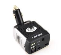 Blocco inverter multiplo misto a 250 volt protetto e 5 volt USB su accendisigari