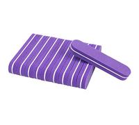Blocco levigante per unghie, Mini lima for unghie multicolore da 200 pezzi, tamponi in spugna, blocchi abrasivi su entrambi i lati(Purple)