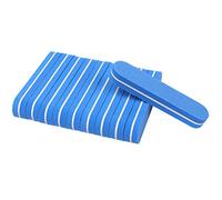 Blocco levigante per unghie, Mini lima for unghie multicolore da 200 pezzi, tamponi in spugna, blocchi abrasivi su entrambi i lati(Blu)
