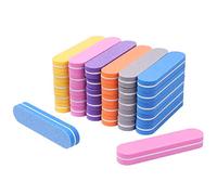 Blocco levigante per unghie, Mini lima for unghie multicolore da 200 pezzi, tamponi in spugna, blocchi abrasivi su entrambi i lati(Mix)