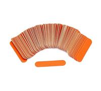 Blocco levigante per unghie, Mini lime for unghie in legno a doppio lato da 500 pezzi, grana 100/180, multicolore(Oranje)