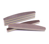 Blocco levigante per unghie, Tamponi for nail art in spugna for barche da 5 pezzi, levigatura 100/180