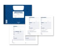 Blocco Libretto delle Giustificazioni Data Ufficio - 25 Pagine - 21,5x14,8 cm -
