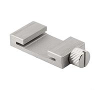 Blocco limitatore per righello realizzato in acciaio inossidabile per l'uso con bordi dritti e regole di misurazione nella lavorazione dei metalli e carpenteria (29 mm)