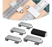 Blocco limite righello di misurazione con struttura in acciaio al carbonio, strumento regolabile per un posizionamento stabile e stabile (29 mm)