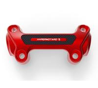 Blocco Manubrio DBK BM13A ROSSO per Ducati HYPERMOTARD 950 SP U 2019 2024