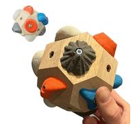 Blocco Masso Artigianale, Giocattolo Portatile a Sfera da Arrampicata 3D Build Forza e Allenamento per la Forza Delle Dita di Precisione per Le Palline di Arrampicata In Legno Gift per Gli Scalatori