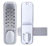 Blocco meccanico intelligente, Keyless Entry by Lock with Handle, Password by Lock, blocco di sicurezza domestica, facile installazione fai da te, miglioramento della sicurezza domestica, nessun