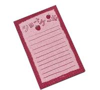 Blocco memo a forma di fragola, semplice foglietto adesivo, stile coreano, scrittura bella carta per la scuola, bella scrittura, semplice fragola, memo per ufficio