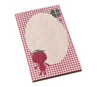 Blocco memo a forma di fragola, semplice foglietto adesivo, stile coreano, scrittura bella carta per la scuola, bella scrittura, semplice fragola, memo per ufficio